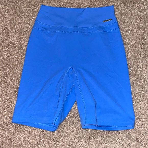 Gymshark Electric Blue Bike Shorts - Picture 1 of 2